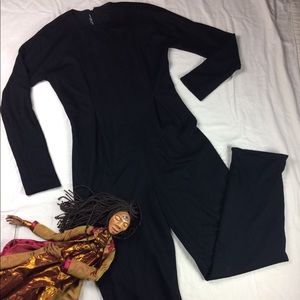 Geoffrey Beene Vintage Jet Black Jumpsuit